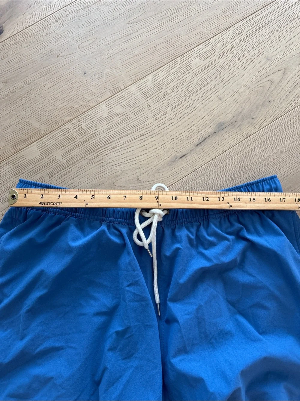 Brooks Brothers Solid Swim Trunks Blue Men's Size XL 5